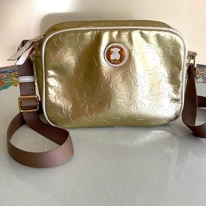 TOUS GOLD SHOULDER BAG